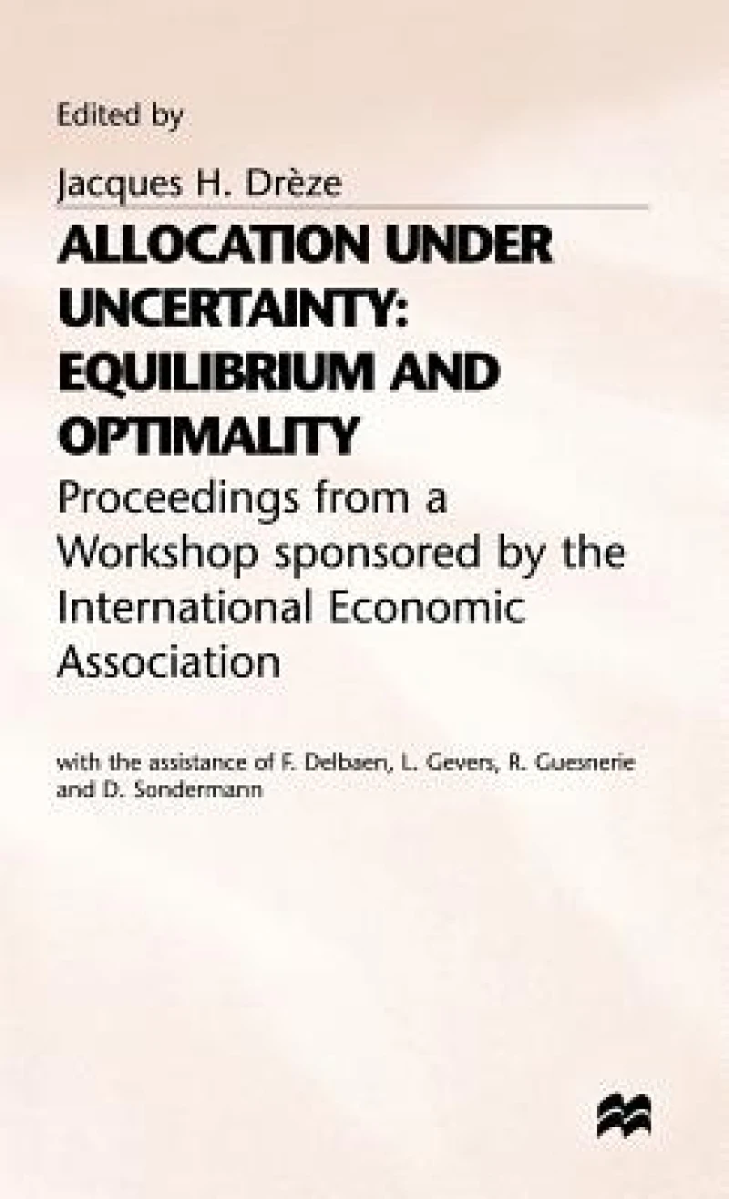 Allocation Under Certainty