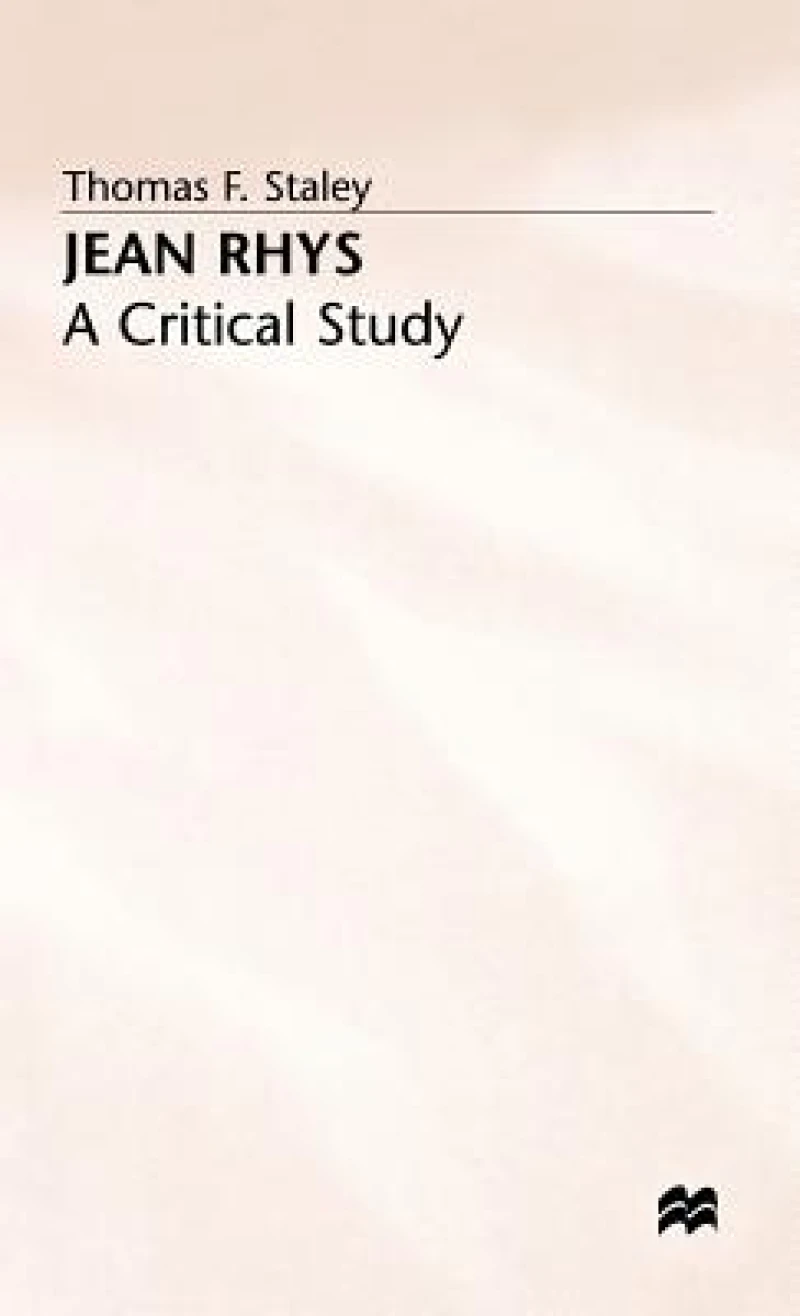 Jean Rhys a Critical Study