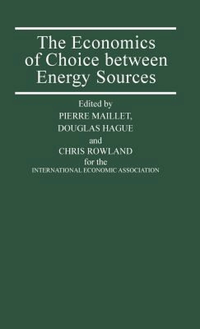 The Economics of Choice between Energy Sources