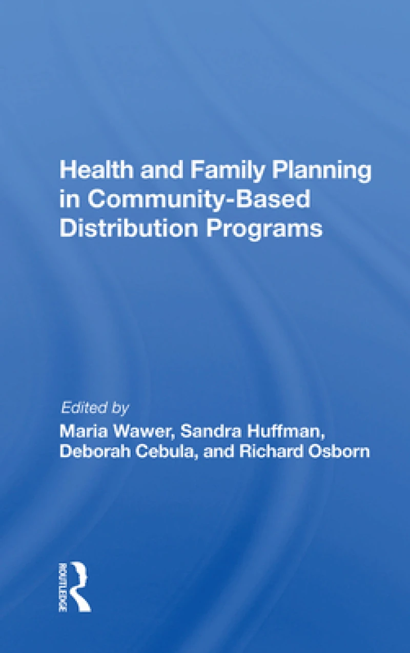 Health And Family Planning In Community-based Distribution Projects