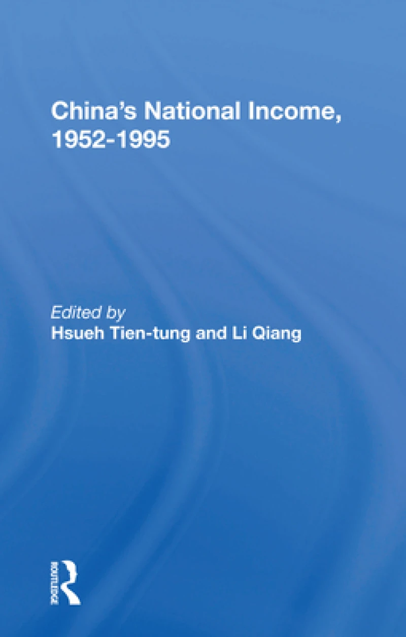 China''s National Income, 1952-1995
