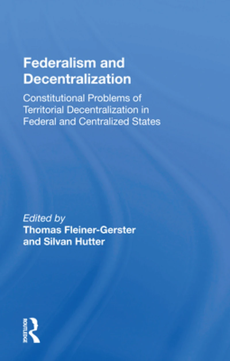 Federalism and Decentralization