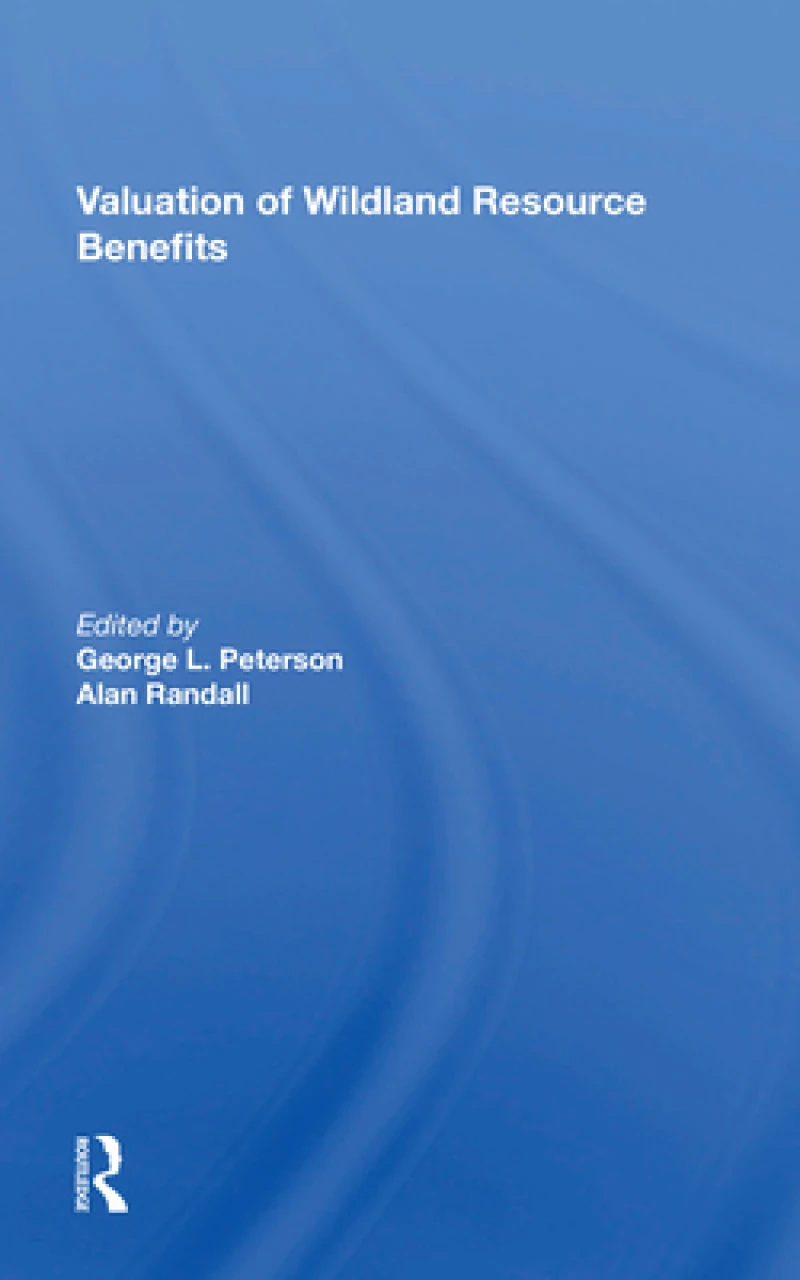 Valuation Of Wildland Resource Benefits