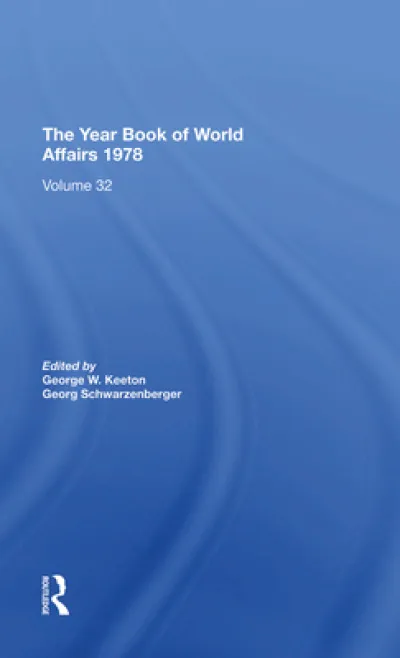 The Year Book Of World Affairs, 1978