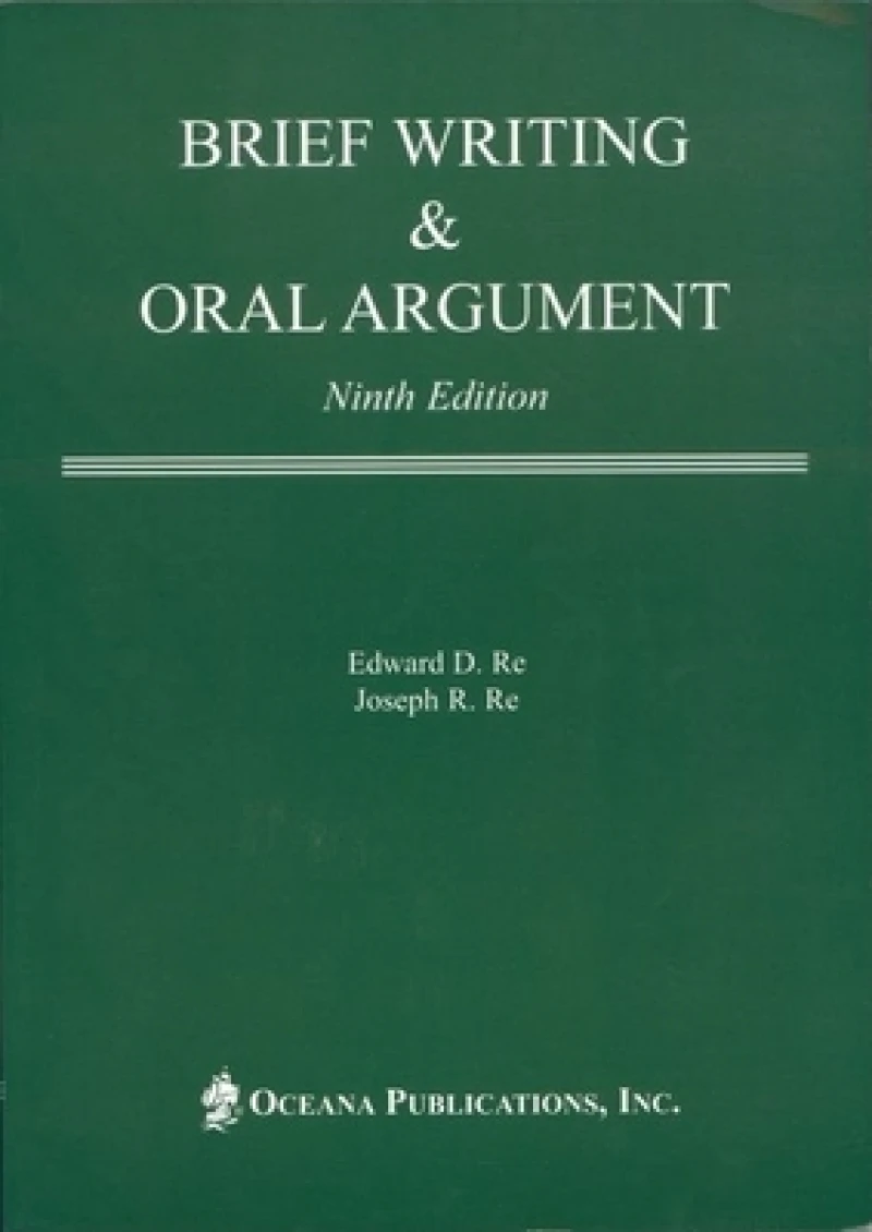 Brief Writing & Oral Argument