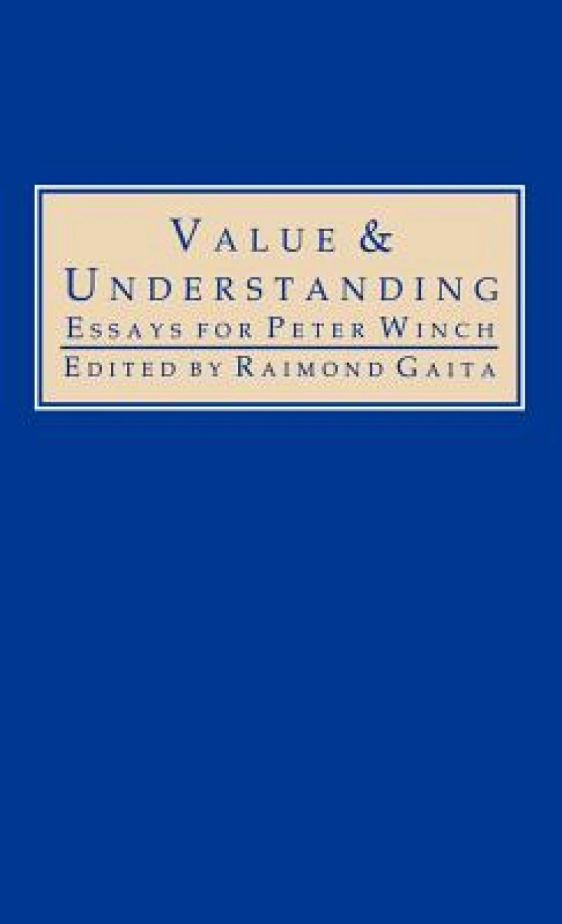 Value and Understanding
