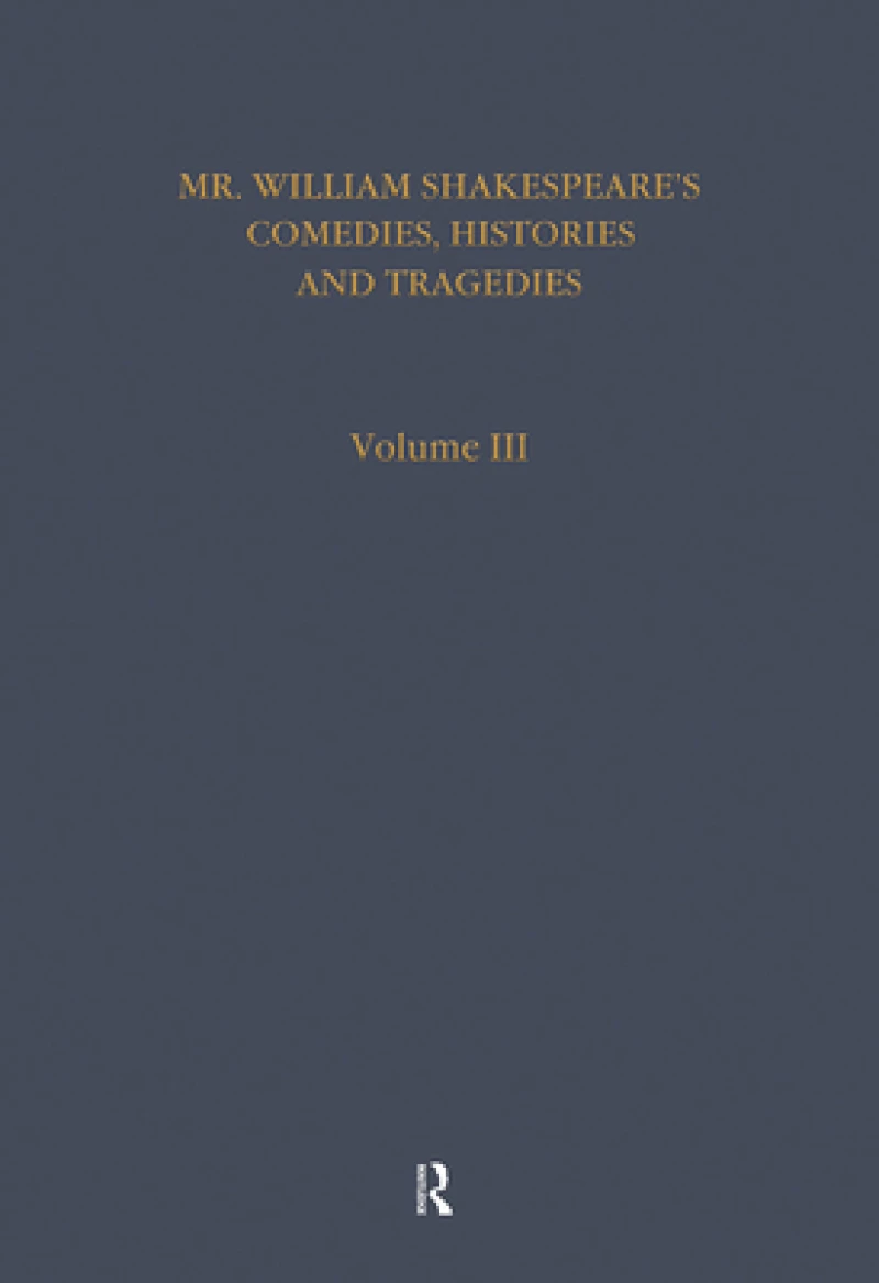 Shakespeare:First 4 Folios V 3