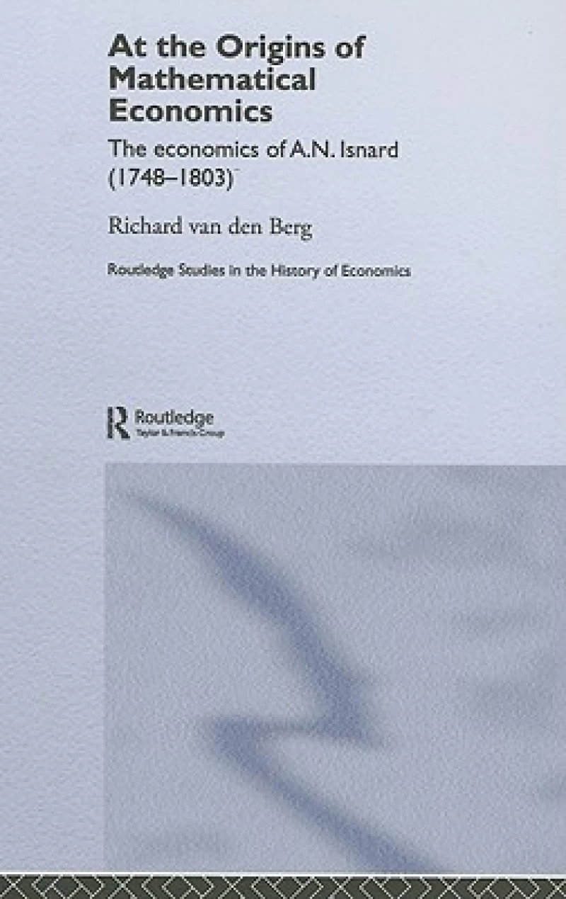 At the Origins of Mathematical Economics