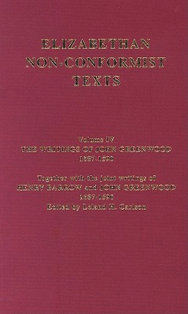 Elizabethan Non-Conformist Texts