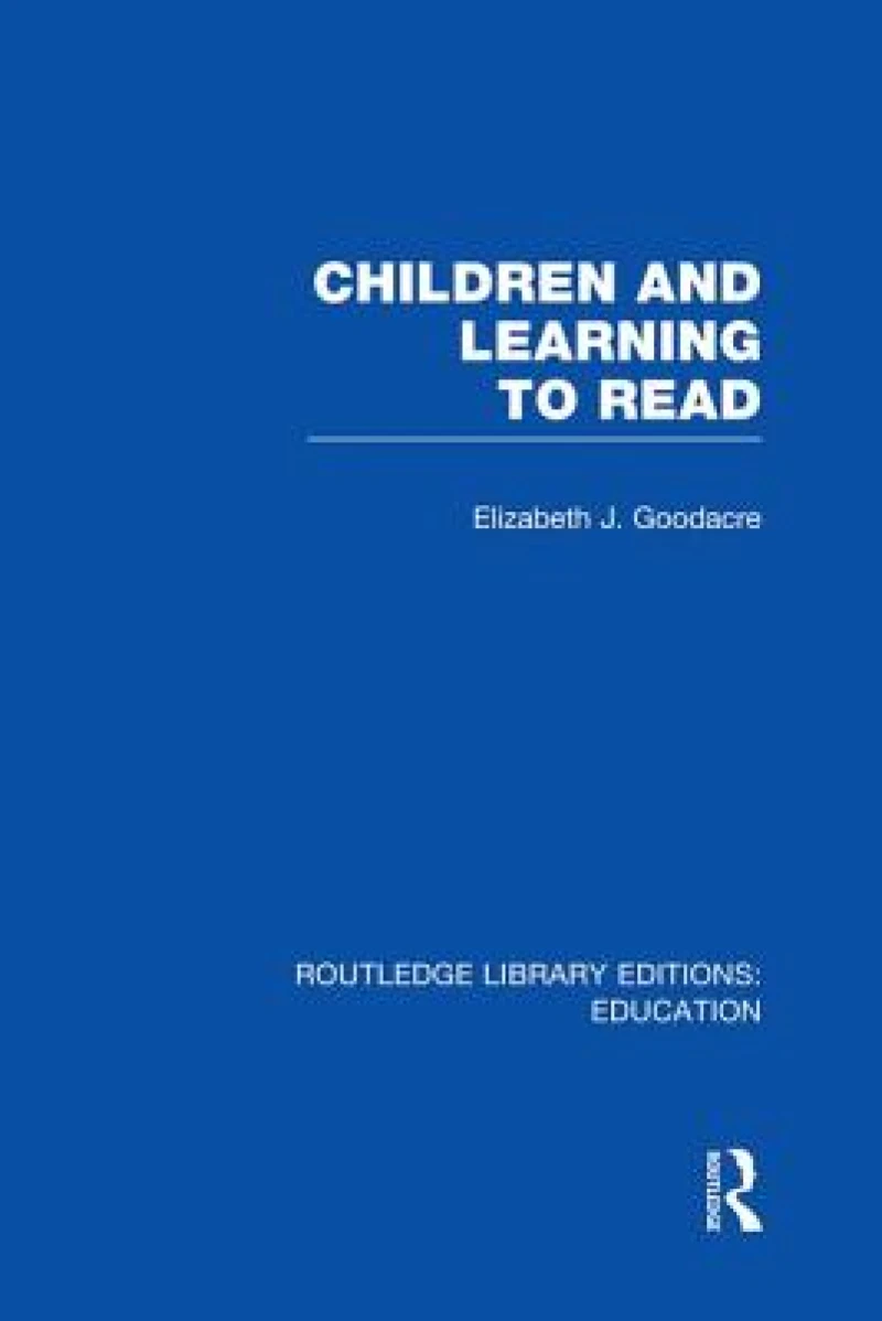 Children and Learning to Read (RLE Edu I)