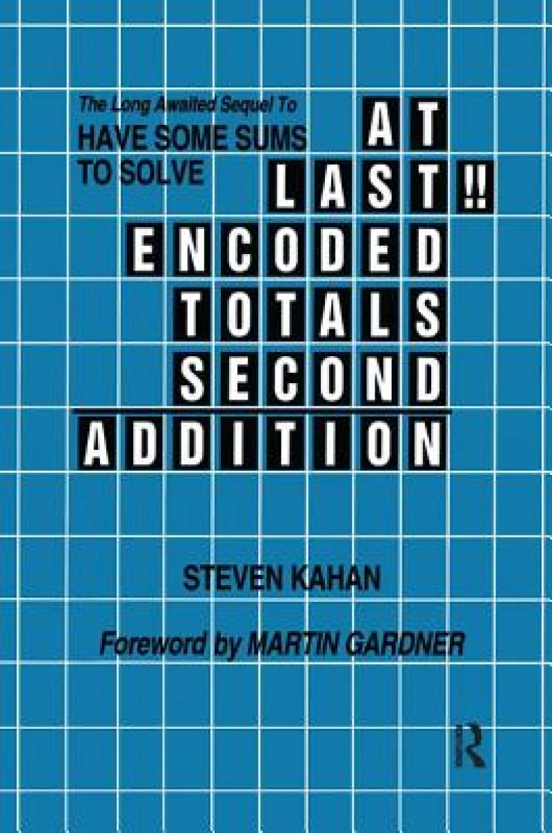 At Last!! Encoded Totals Second Addition