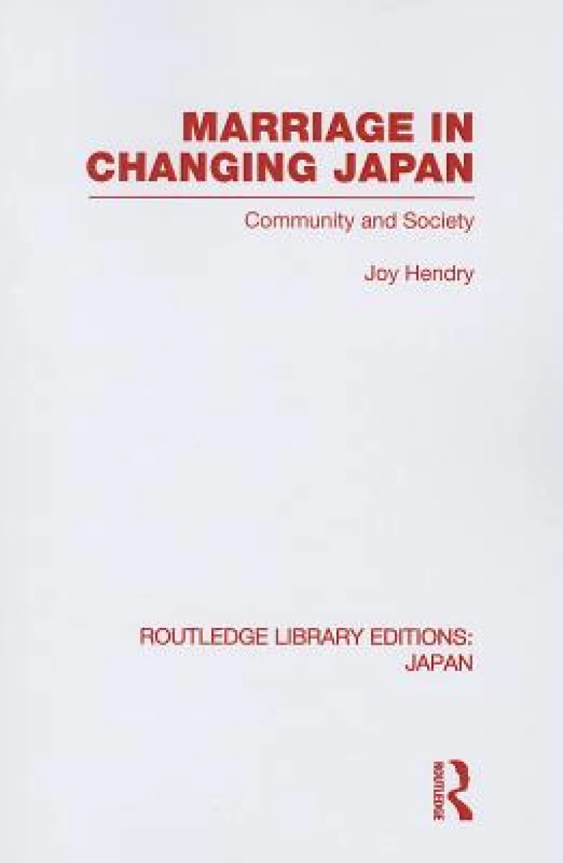 Marriage in Changing Japan