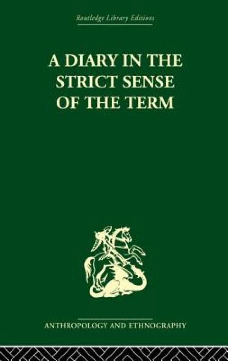 A Diary in the Strictest Sense of the Term