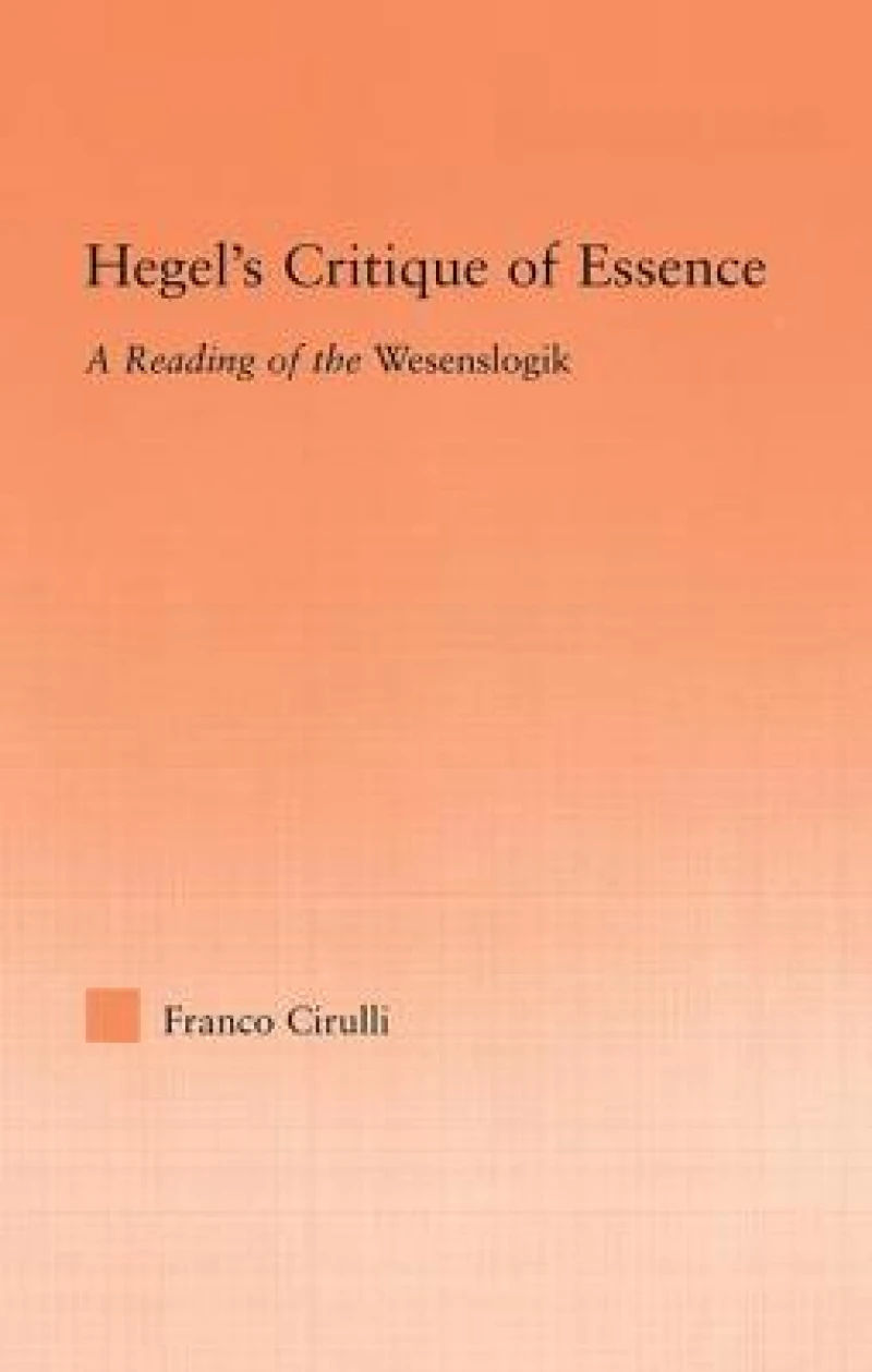 Hegel's Critique of Essence