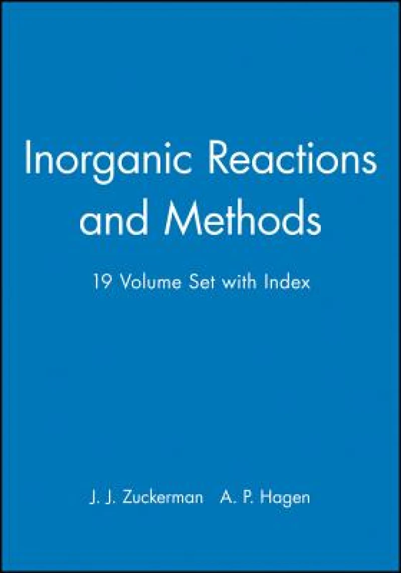 Inorganic Reactions and Methods, Set