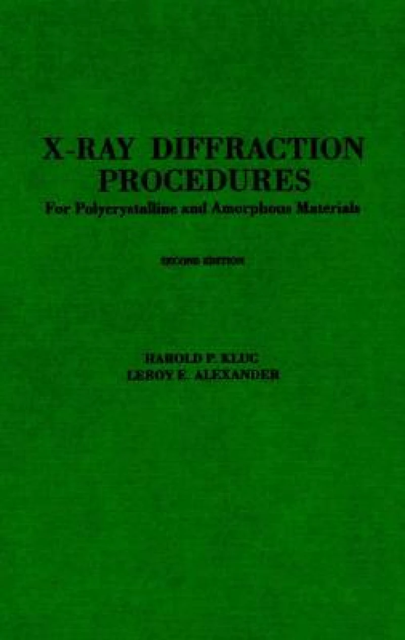 X-Ray Diffraction Procedures