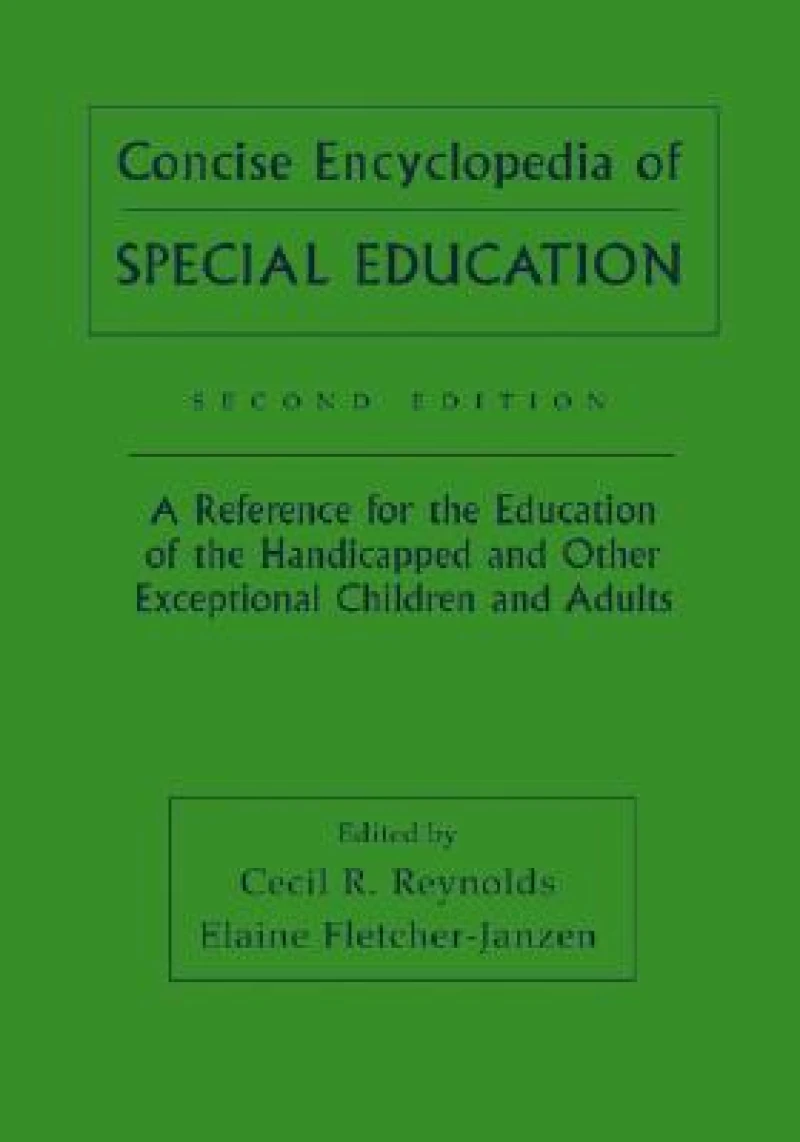 Concise Encyclopedia of Special Education