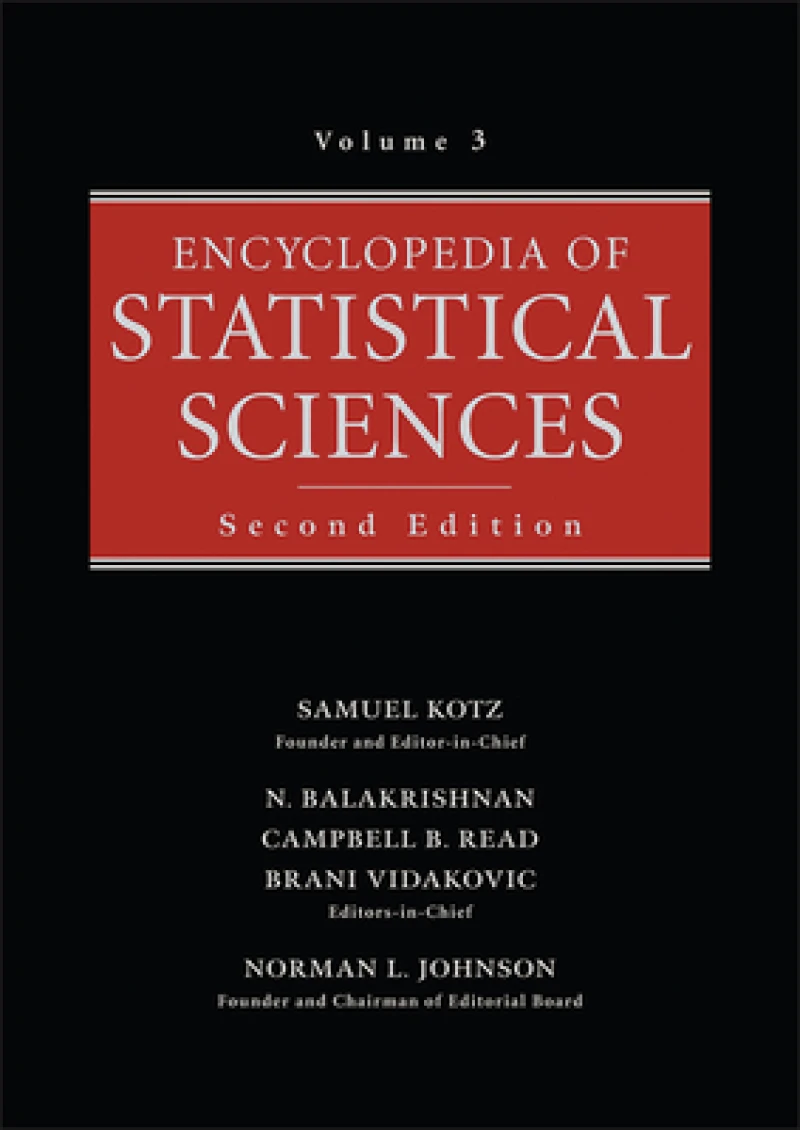 Encyclopedia of Statistical Sciences, Volume 3