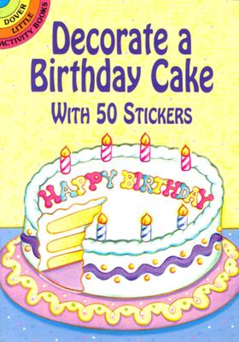 Decorate a Birthday Cake with 50 Stickers