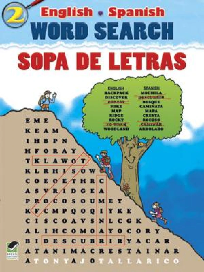 English-Spanish Word Search SOPA De Letras #2