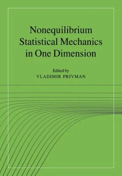 Nonequilibrium Statistical Mechanics in One Dimension