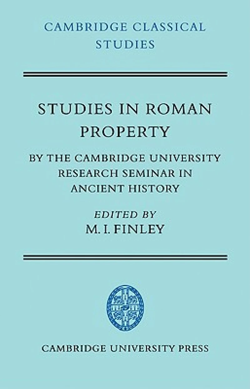 Studies in Roman Property