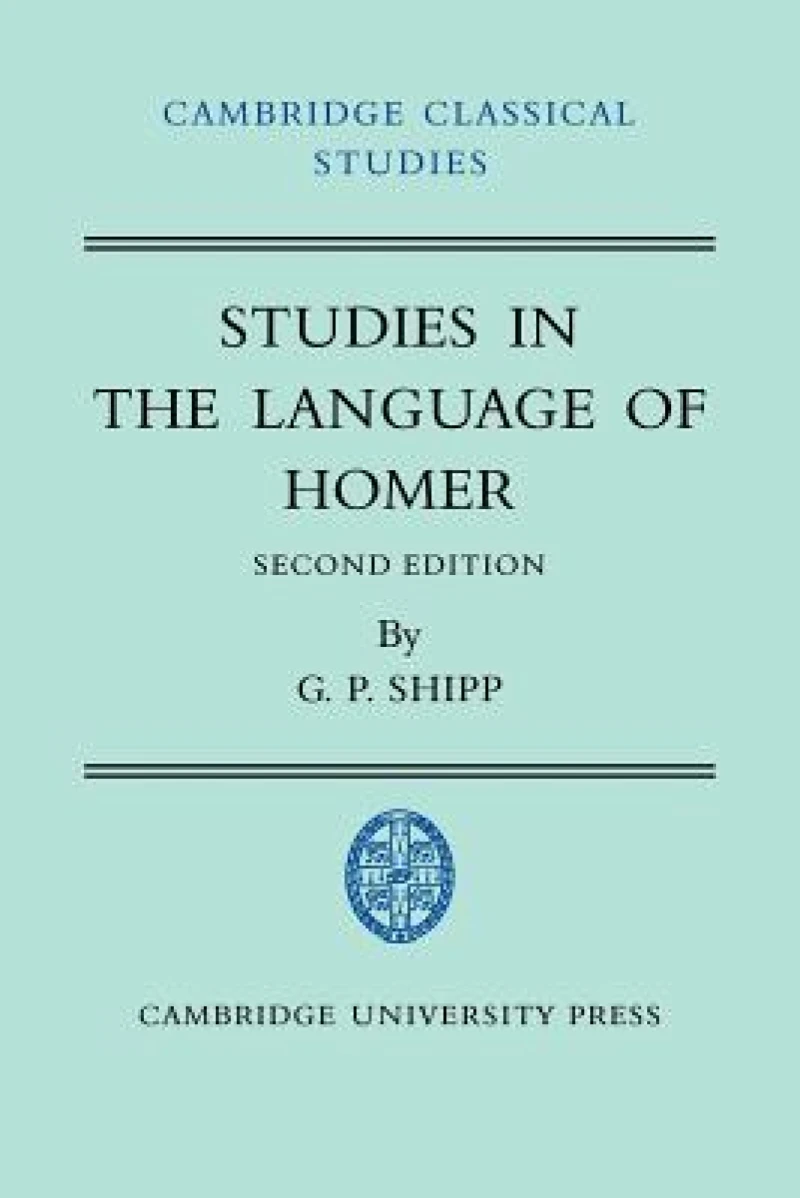 Studies in The Language of Homer