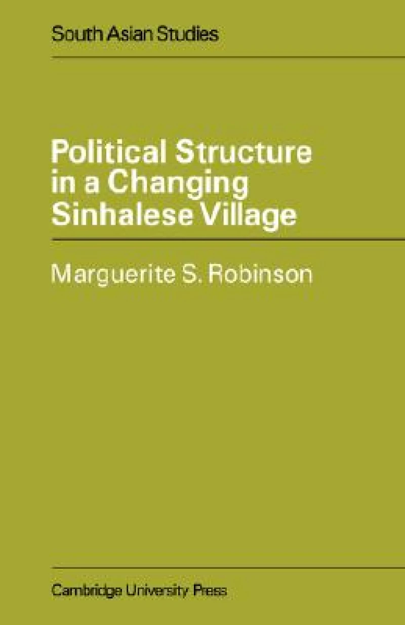 Political Structure in a Changing Sinhalese Village
