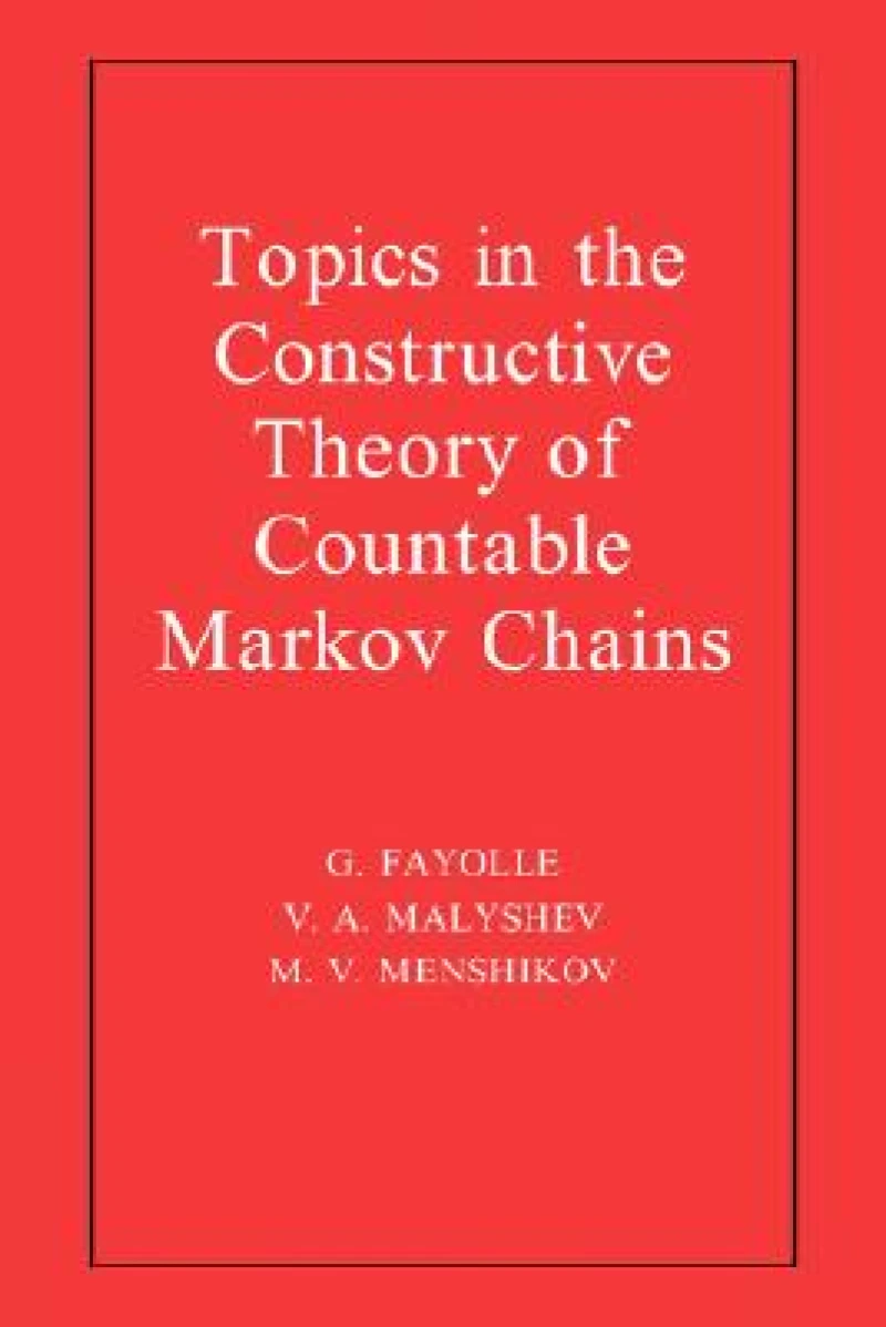 Topics in the Constructive Theory of Countable Markov Chains