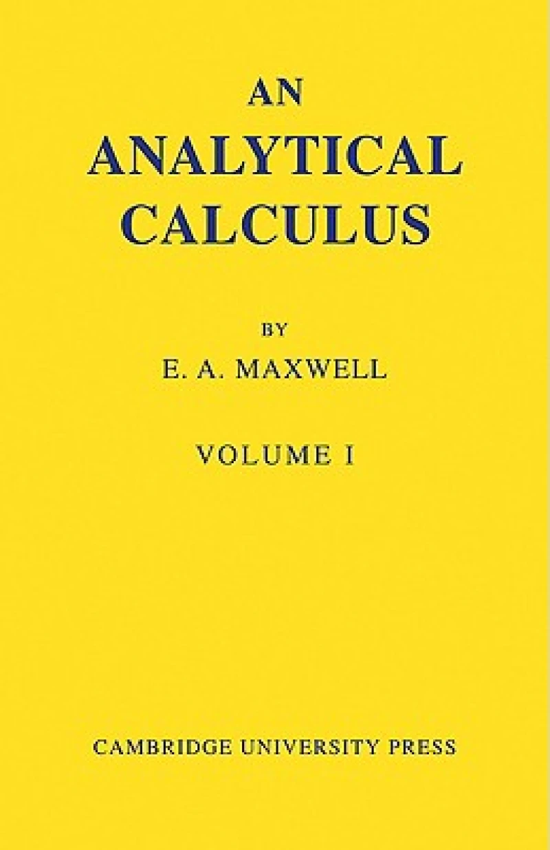 An Analytical Calculus: Volume 1