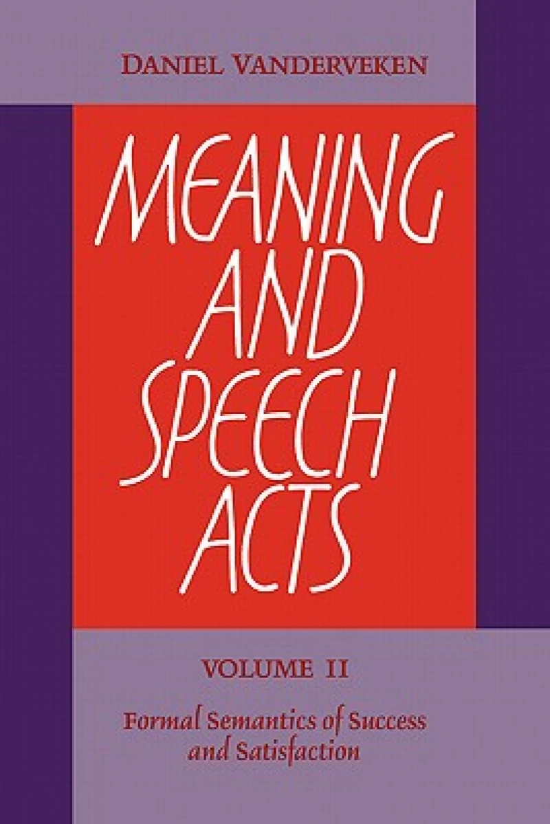 Meaning and Speech Acts