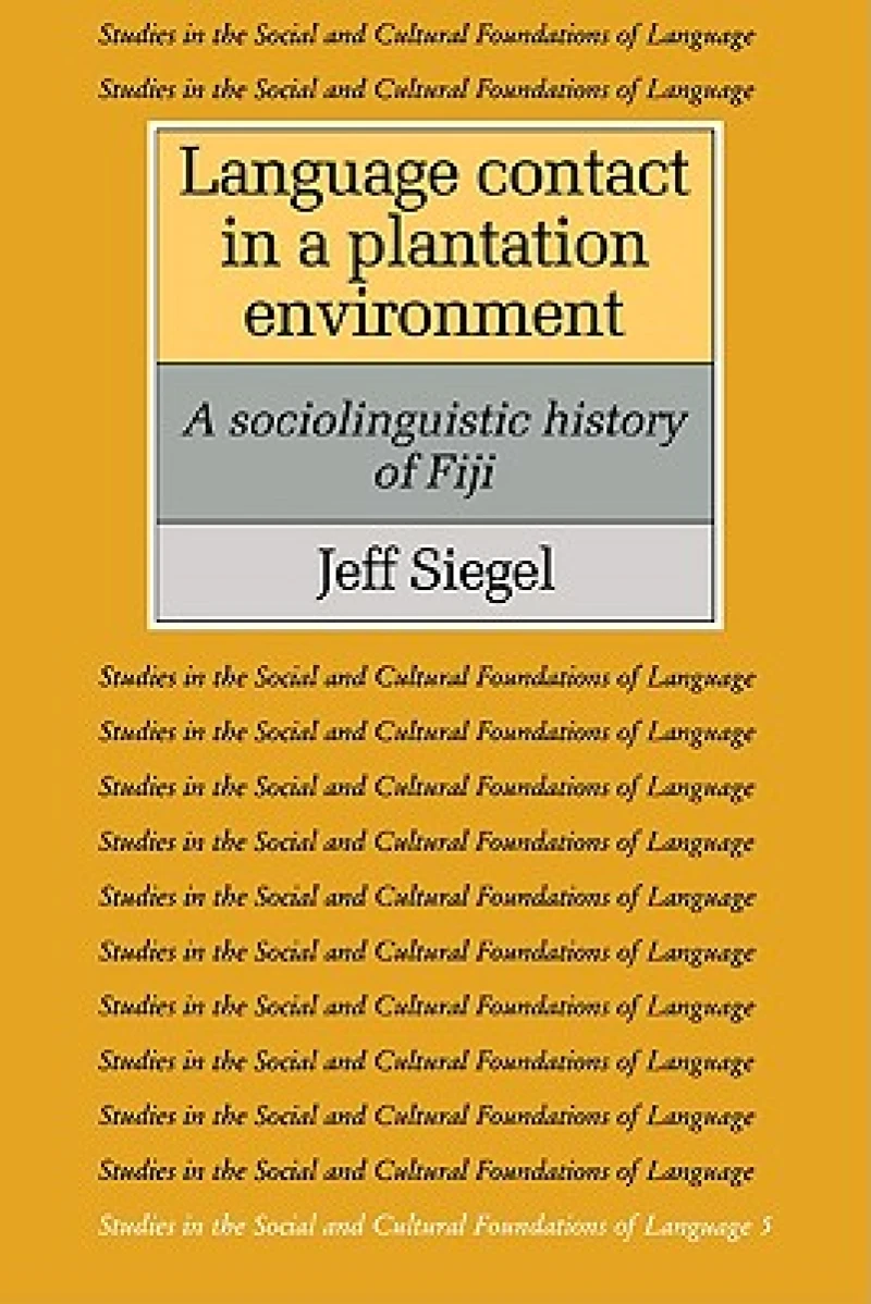 Language Contact in a Plantation Environment