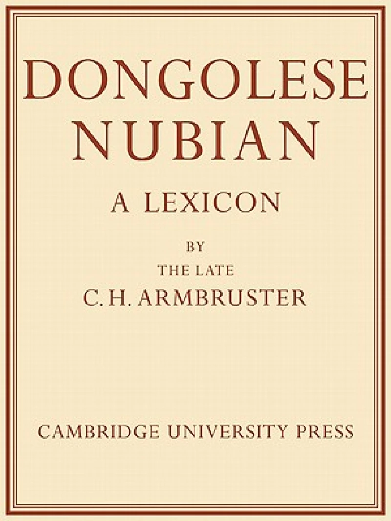 Dongolese Nubian