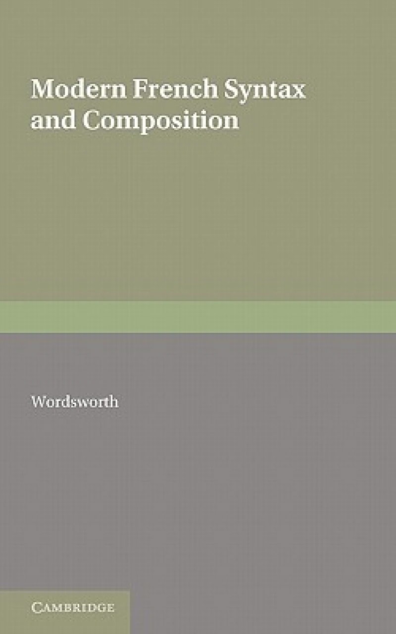 Modern French Syntax and Composition