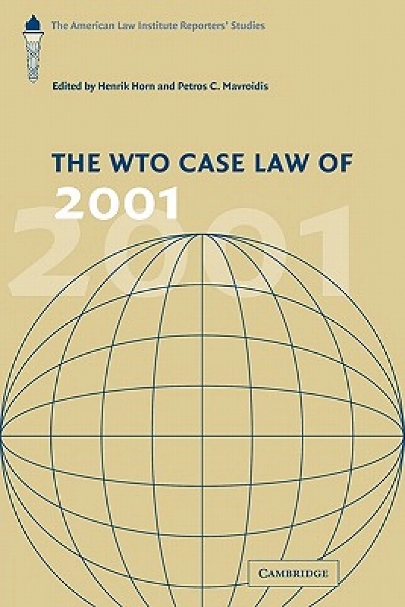 The WTO Case Law of 2001