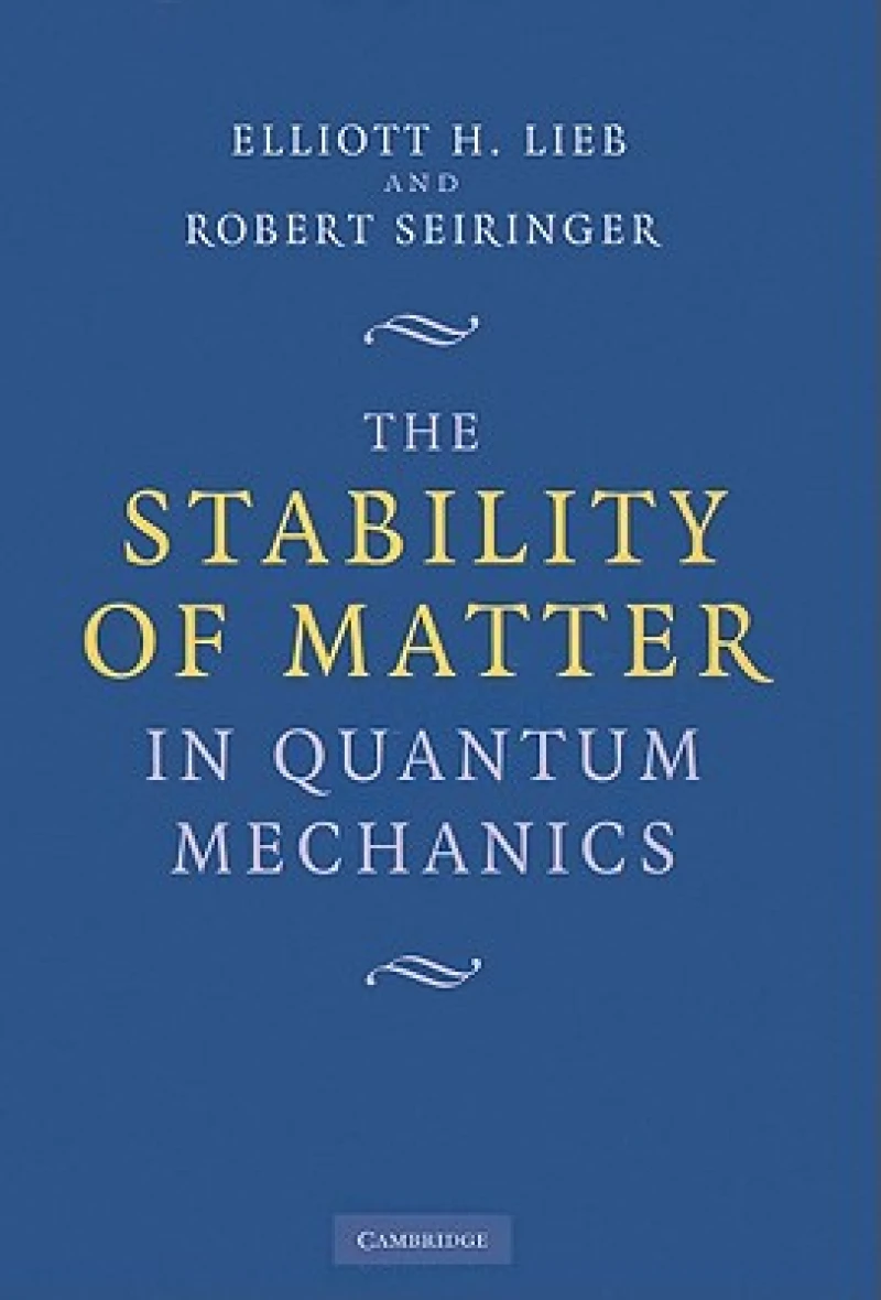 The Stability of Matter in Quantum Mechanics