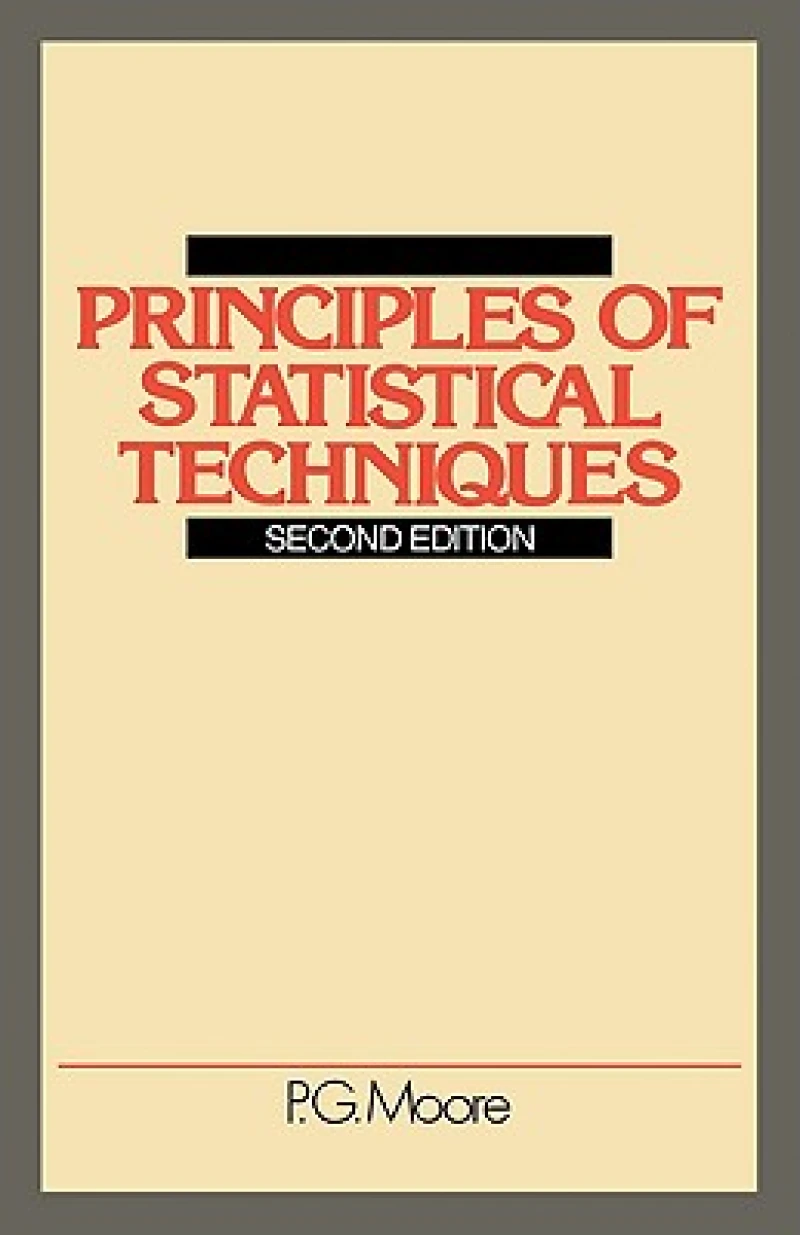 Principles of Statistical Techniques