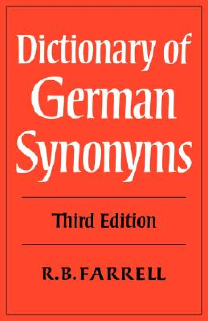 Dictionary of German Synonyms