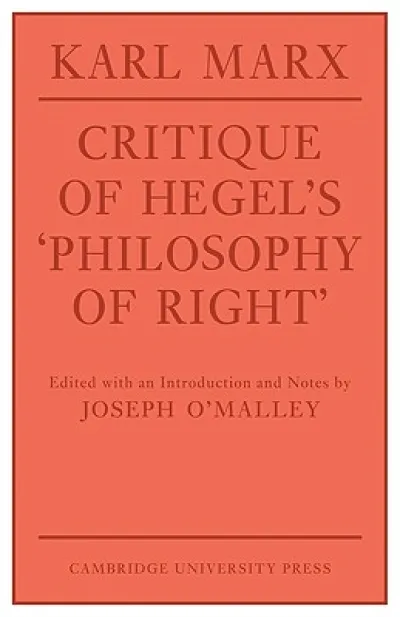 Critique of Hegel's 'Philosophy Of Right'