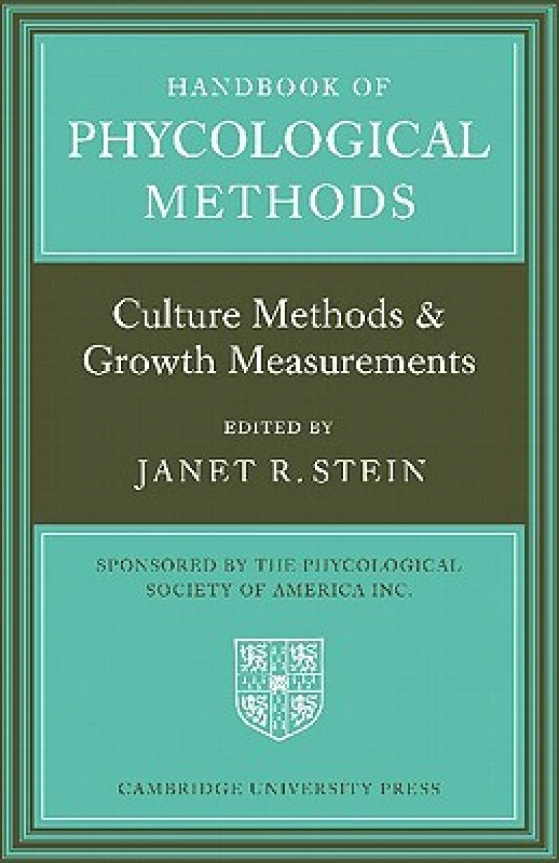 Handbook of Phycological Methods