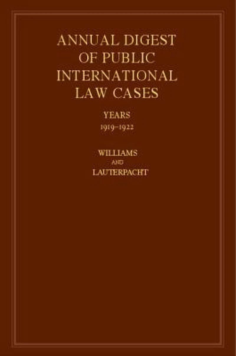 International Law Reports
