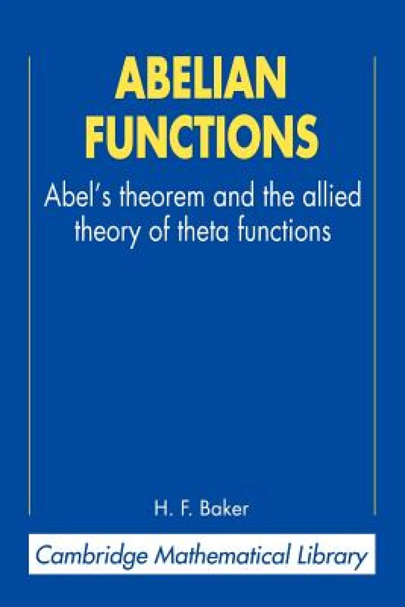 Abelian Functions