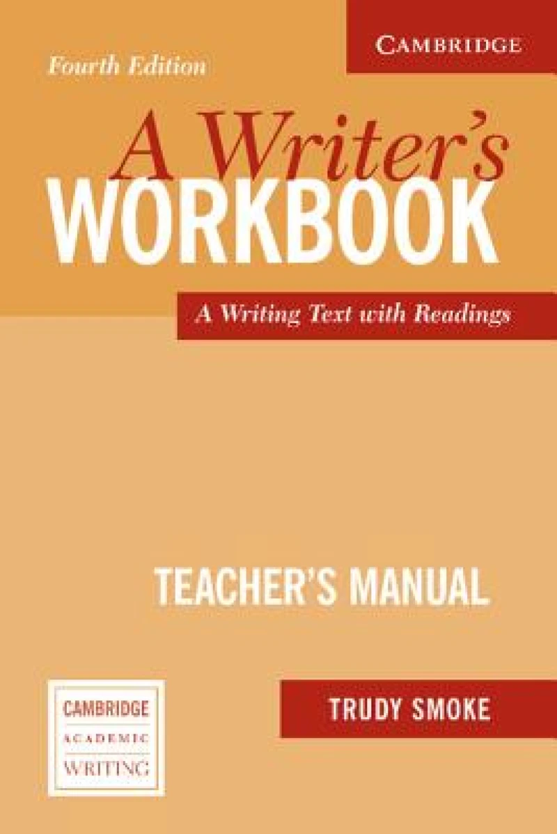 A Writer's Workbook Teacher's Manual