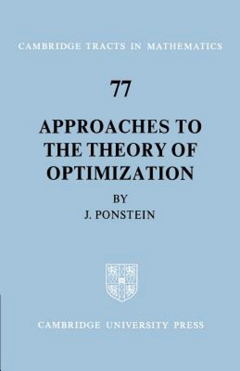 Approaches to the Theory of Optimization