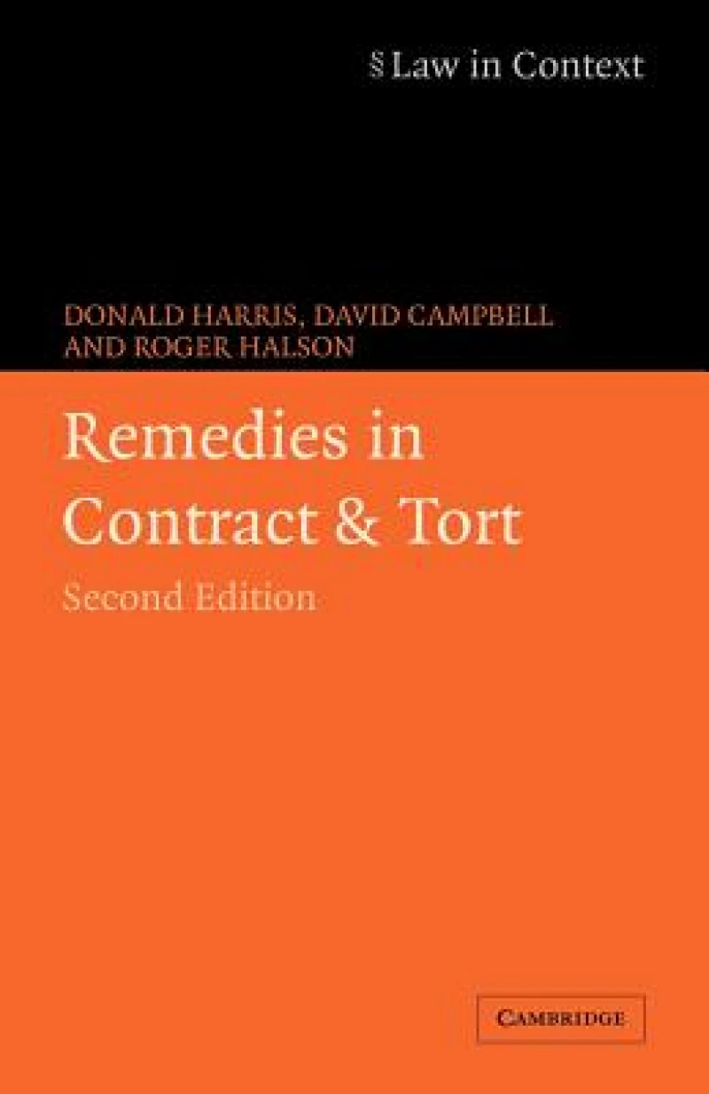 Remedies in Contract and Tort
