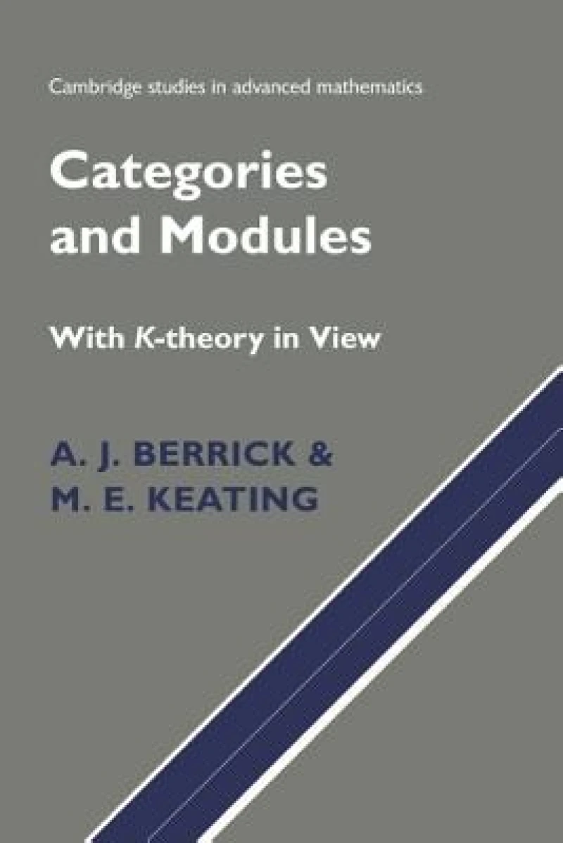 Categories and Modules with K-Theory in View