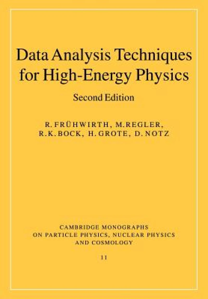 Data Analysis Techniques for High-Energy Physics
