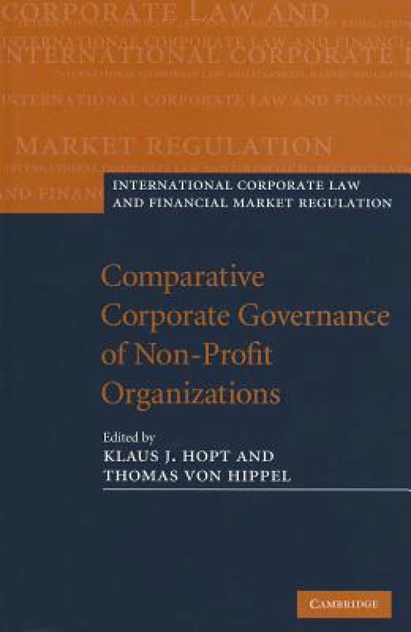 Comparative Corporate Governance of Non-Profit Organizations