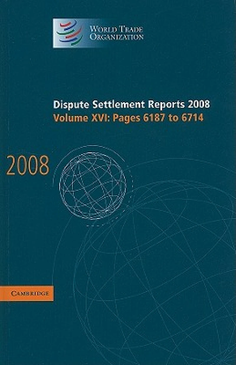 Dispute Settlement Reports 2008