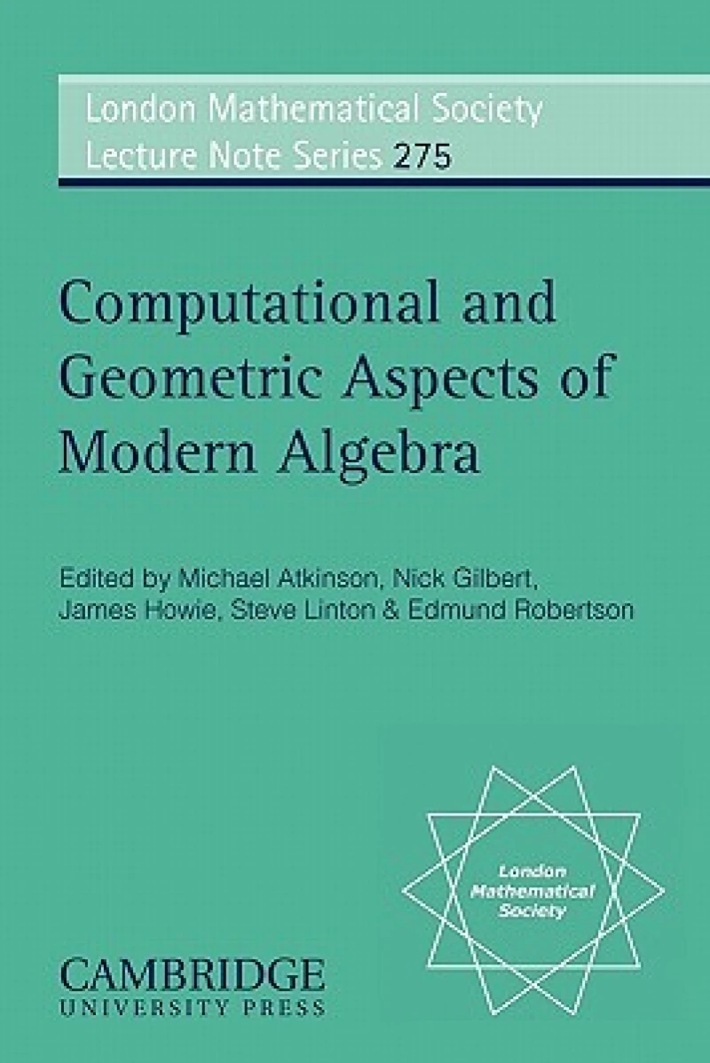 Computational and Geometric Aspects of Modern Algebra